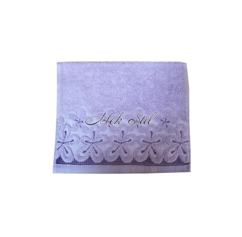 Хавлиена кърпа - микропамук модел Данте цвят лилаво